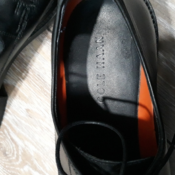 cole haan cap toe black